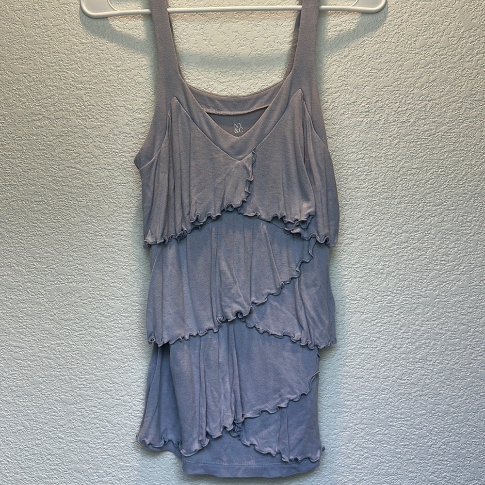 XS Gray Dress blouse